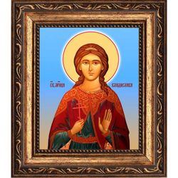 Святая Владислава. Икона на холсте.