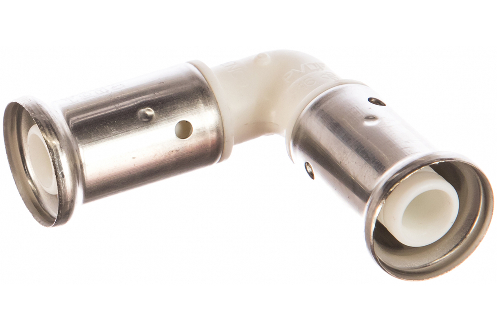 Угольник 90°, HENCO(ХЕНКО) ПВДФ пресс (белый), 20x20