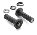 Грипсы Lock-on с открытым торцом черные KTM, GG, HUSQ