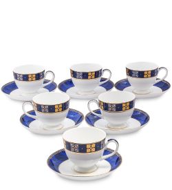 Pavone JK-200 Чайный набор на 6 перс. «Золотой Палермо» (Gold Palermo  )