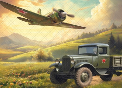 Сюжет к 9-му Мая №1 - фон неопреновый