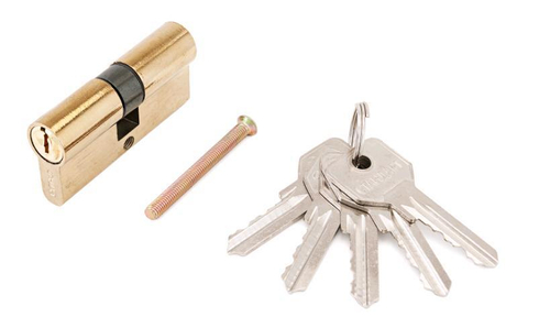 Механизм цилиндровый Стандарт Z.I.60-5K BP 5кл латунь англ.кл/кл. (25*10*25)  / 9889