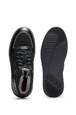 Кожаные кроссовки kilian hito hkmx HUGO - черный(50503026)