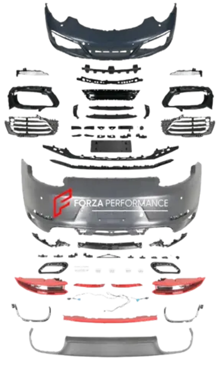 Обвес переделка в стиле CARRERA 991.2 для PORSCHE CARRERA 911 991.1 2012–2019