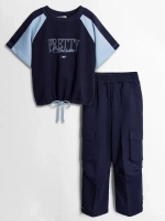 Костюм для девочки, футболка и штаны