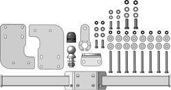 Фаркоп Zincar ОЦИНКОВАННЫЙ Mercedes Sprinter (шасси) 2006-2018 гг. (Оцинк. шар) арт.ZM202FE