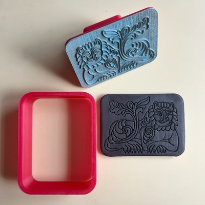 Штамп с вырубкой «Лев»