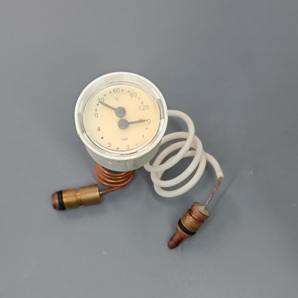 Б/У Манометр для котлов VIESSMANN Vitopend Turbo/Atmo WH0A (термоманометр) арт. 7823285, 7827925