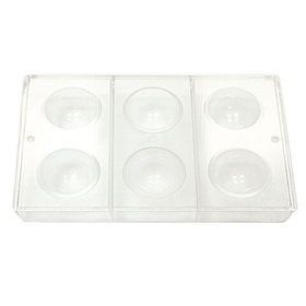 Форма для шоколада "Полусфера", 6 ячеек 55*28 мм, поликарбонат, P.L. Proff Cuisine