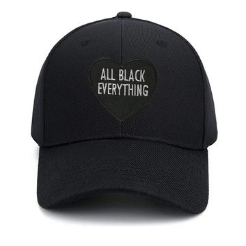 Нашивка термоаппликация на одежду и на рюкзак. All Black, Сердце, Черный