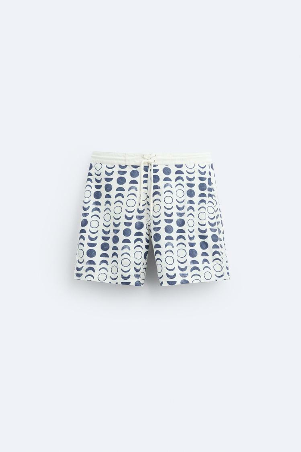 ZARA ПЛАВКИ С ГЕОМЕТРИЧЕСКИМ ПРИНТОМ, ЭКРЮ