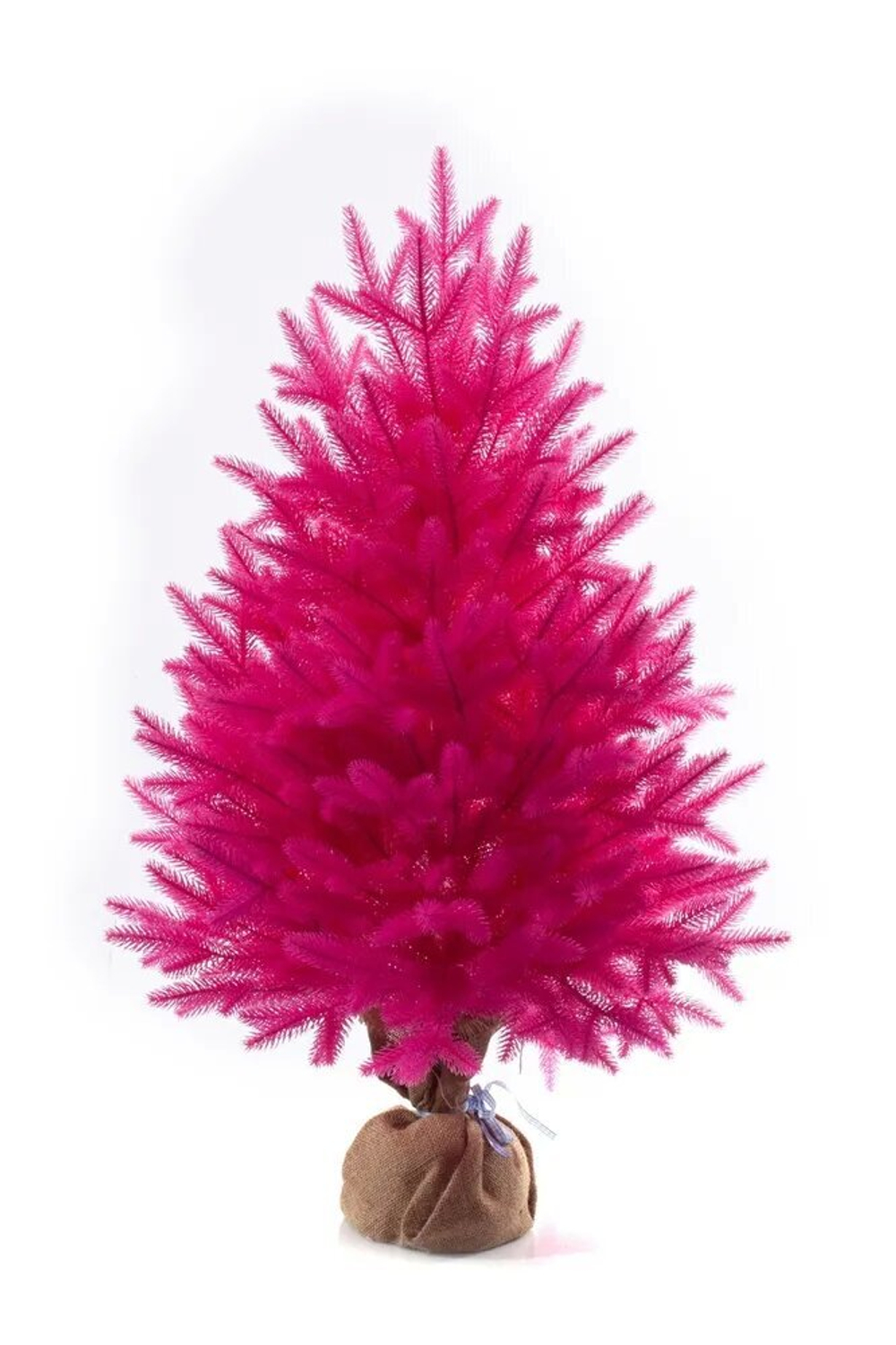 Искусственная новогодняя елка Царь Елка Сапфир, литая, 80 см РОЗОВАЯ