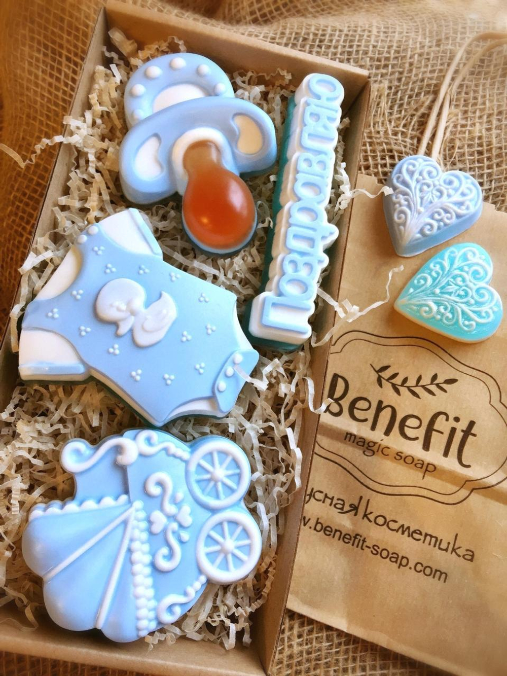 «На выписку!» набор подарочного мыла