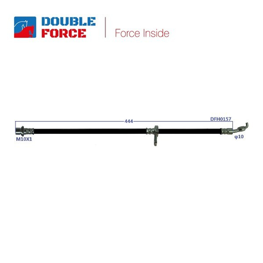 Шланг тормозной Double Force DFH0157
