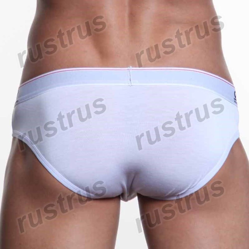 Мужские трусы брифы белые WANGJIANG WG00008