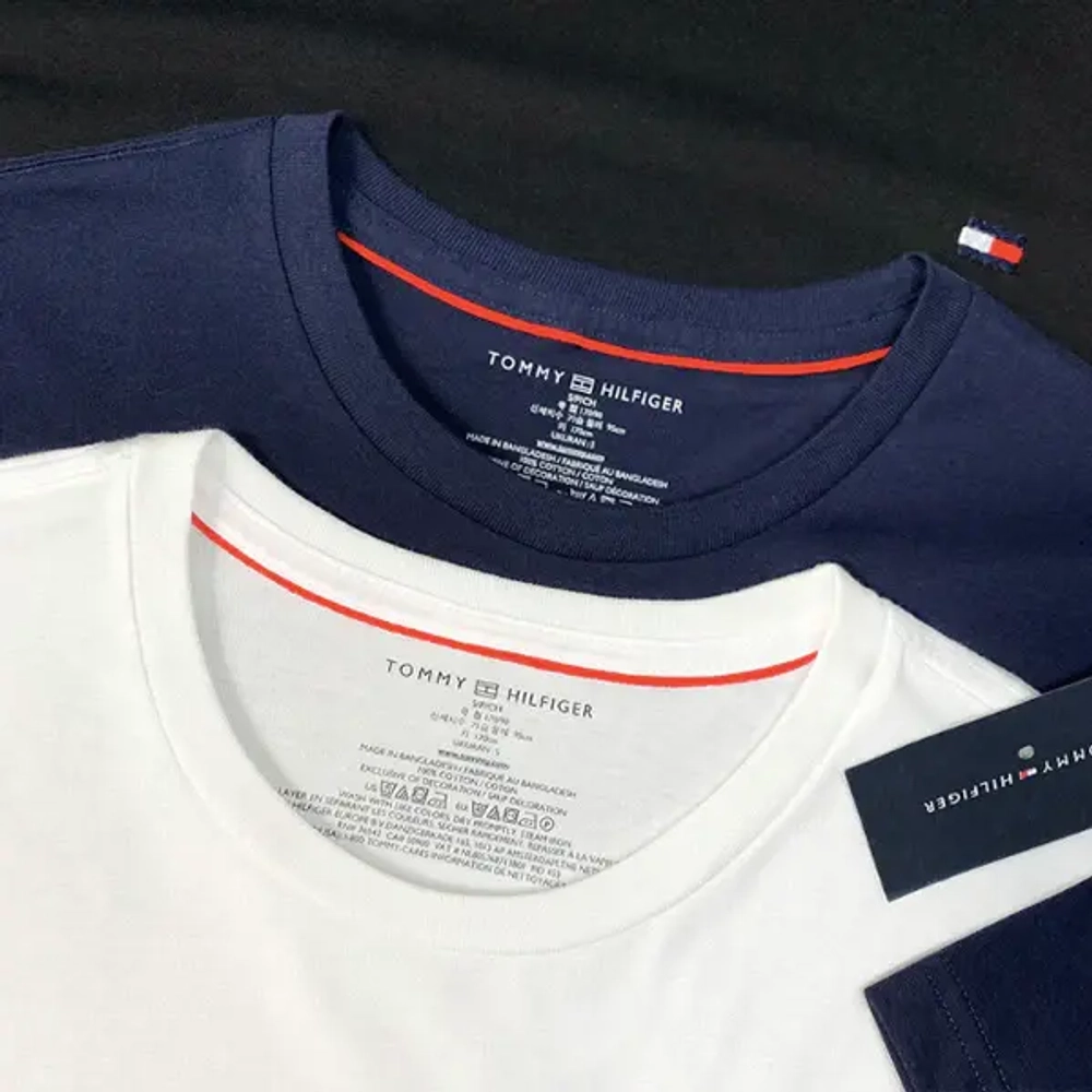 Футболка Tommi Hilfiger базовая, син.
