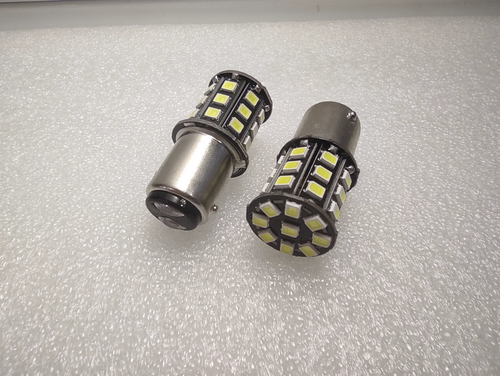 P21/5W / Светодиодная лампа P21/5W, 33 диода, белый, два контакта (за 1 шт.)