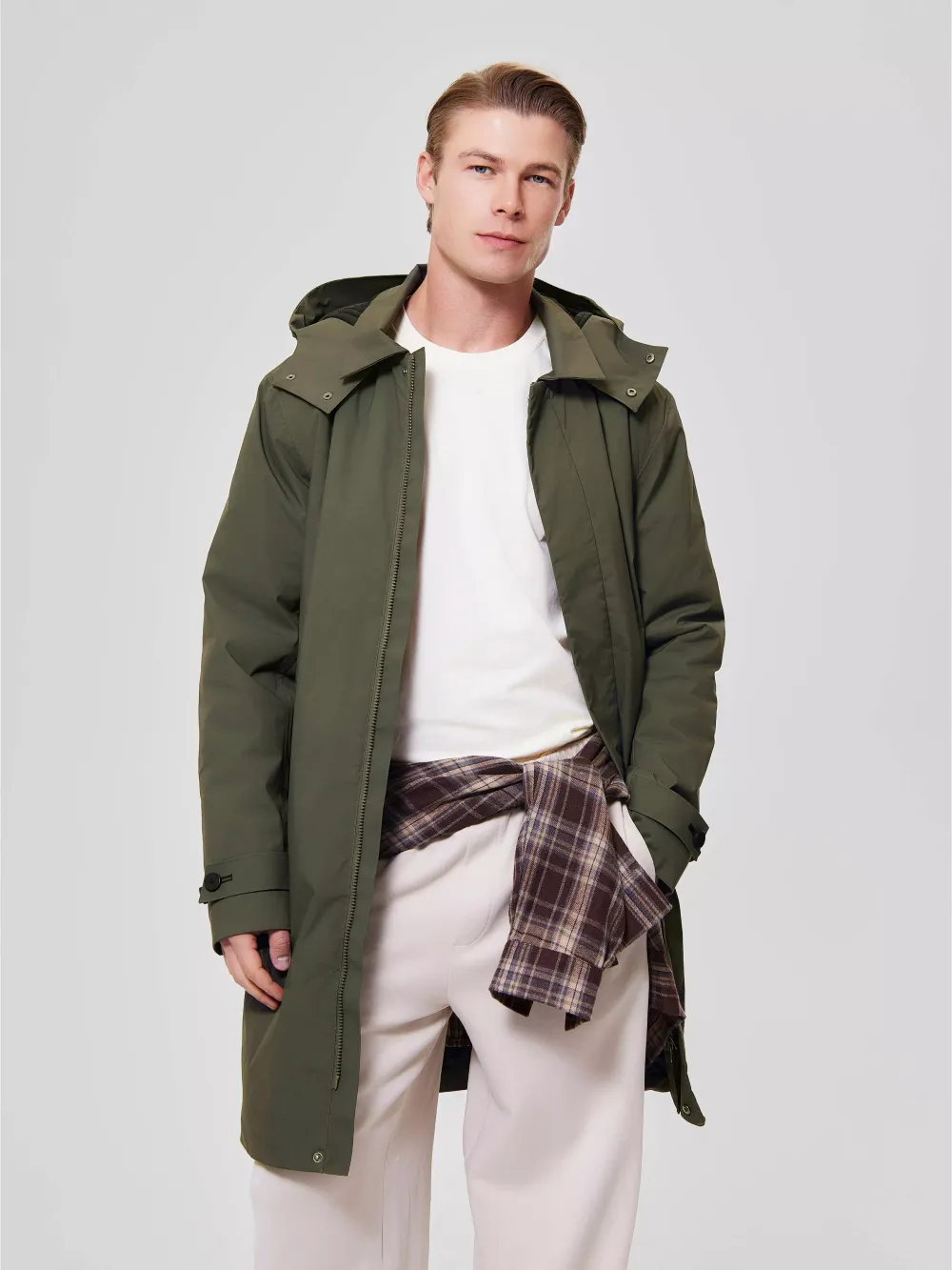Плащ мужской КУМИР (KUMIR) NORPPA хаки
