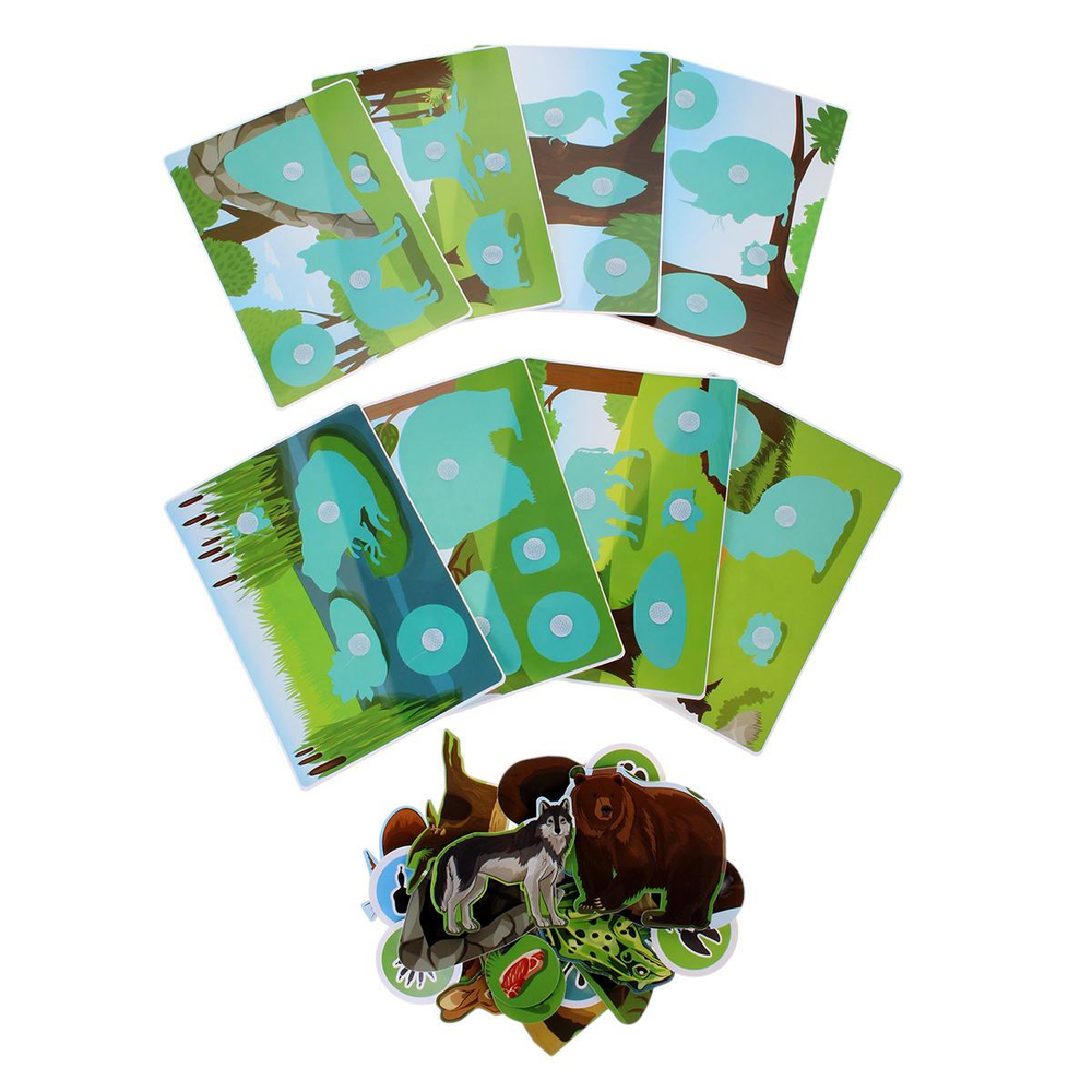 Пазл-липучка "Лесные животные". 112023 (Р.с.)