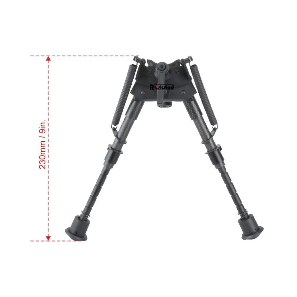 Сошки Vector Optics Carbon Fiber 6-9" Spring Bipod