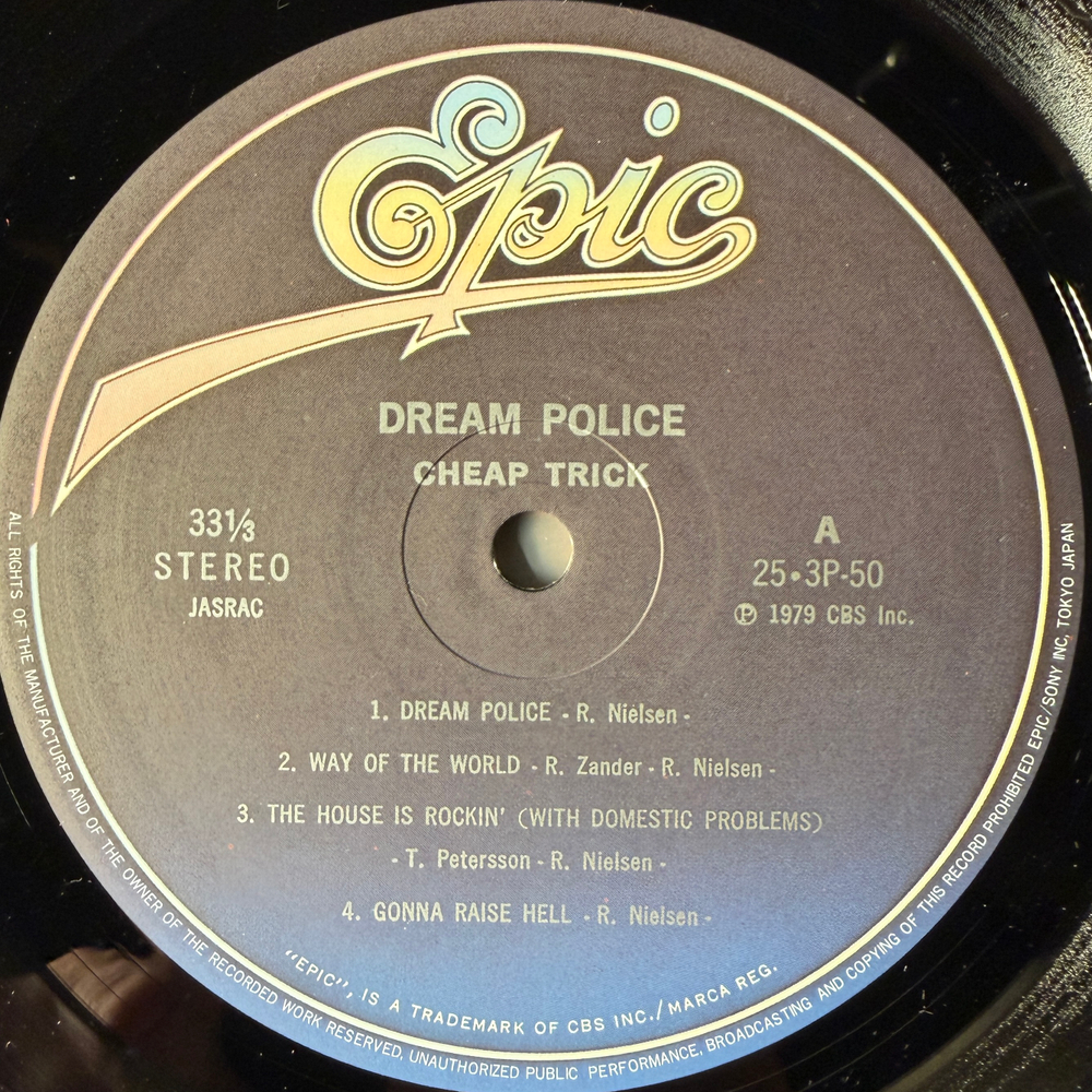 Cheap Trick – Dream Police (Япония 1979г.) Promo LP+7" Flexi