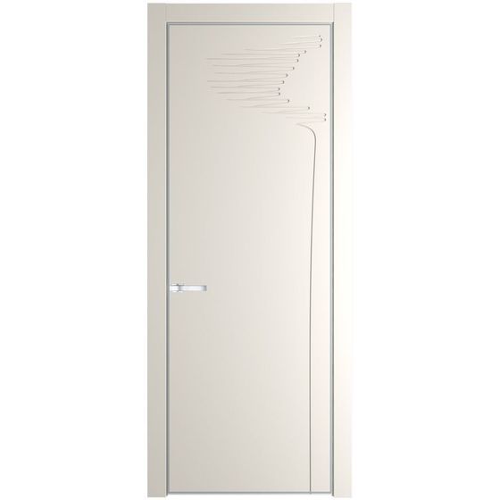 Profil Doors 25PA перламутр белый профиль серебро