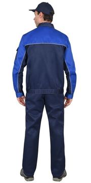 Костюм "Сириус-Автомастер" полукомбинезон (т.синий/василек)