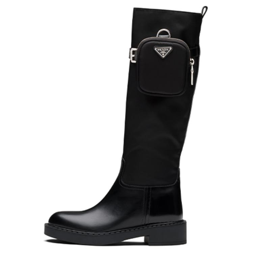 PRADA Women"s Brushed Leather "Black"