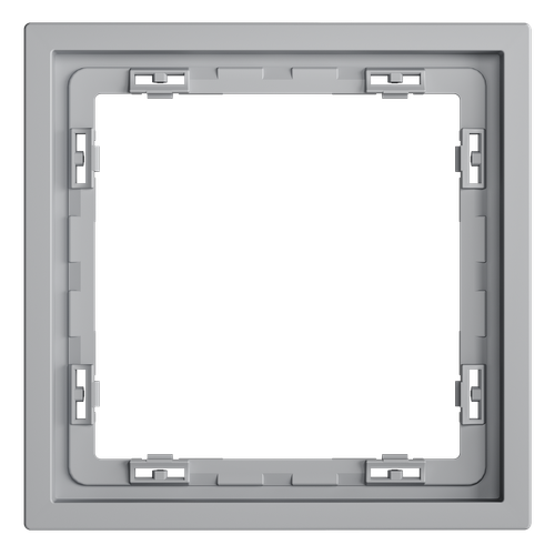 Рамка пластиковая на 1 пост, (серый) Voltum S70 VLS100116