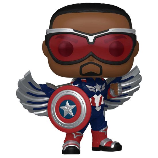 Фигурка Funko POP! Bobble Marvel Captain America BNW Captain America (1364) 75990 / Фигурка Фанко ПОП! по мотивам фильма "Капитан Америка: Новый мир", Капитан Америка