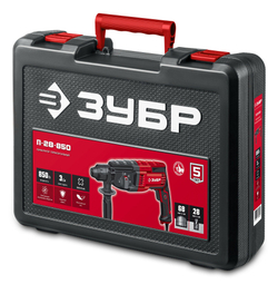 ЗУБР 28 мм, 850 Вт, перфоратор SDS Plus (П-28-850) (П-28-850)