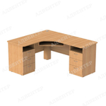 Стол компьютерный угловой 2 (вишня)