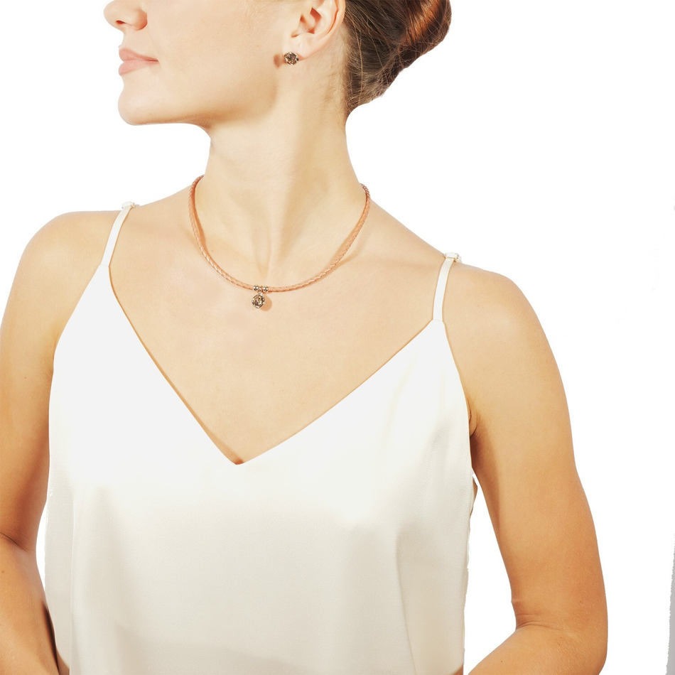 Серьги-пусеты Fiore Luna Vintage Rose A1909.5 R/S