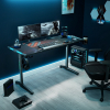 Стол для компьютера (для геймеров) EUREKA GIP 55, Black (ERK-GIP-55B-V1)