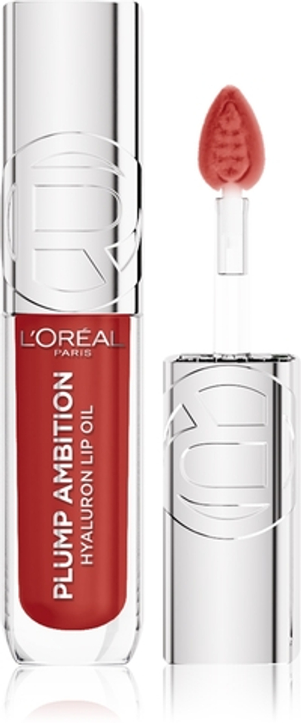 L’Oreal Paris Plump Ambition - Блеск для губ с гиалуроновой кислотой, придающий объем оттенок 390 Cherry Cherie, 5 ml