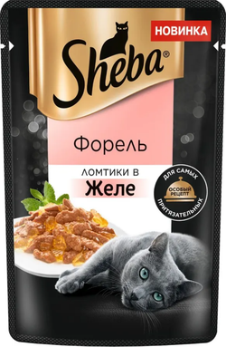 Sheba желе Форель 75г.*28шт.