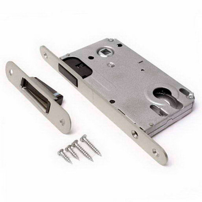 РАСПРОДАЖА Замок с магнитной защелкой 8M85-50 SN под цилиндр матовый никель