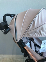 Kоляска детская прогулочная Farfello Comfy Go Comfort (Beige Gold Chrome /Бежевый на золоте)
