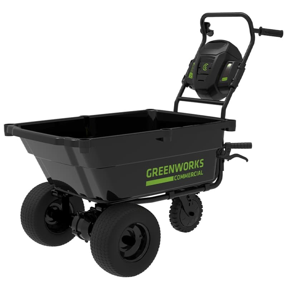 Садовая тележка самоходная Greenworks Арт. 7400607, 82V, 106 л