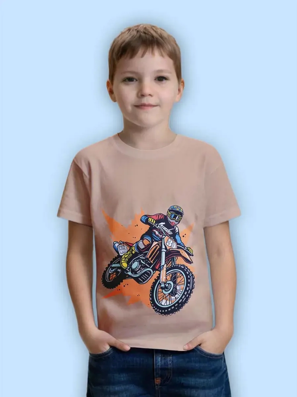 Футболка для садика и школы.мальчик.1шт