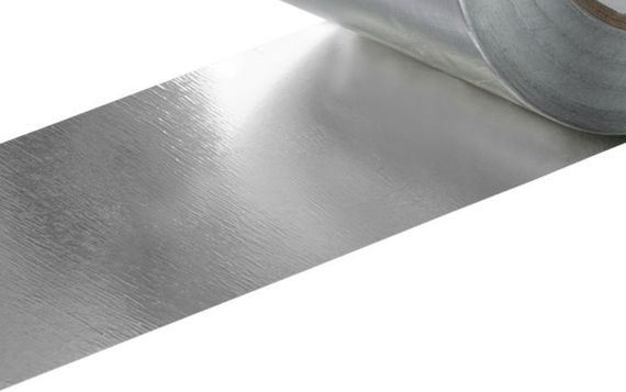 REGA#ALU 050 Скотч Алюминиевый Фольгированный Dec International (Нидерланды) ALUTAPE с повышенной адгезией и эластичностью до 7%, толщина 30 микрон, ширина 50 мм x длина 45 м, 1 шт