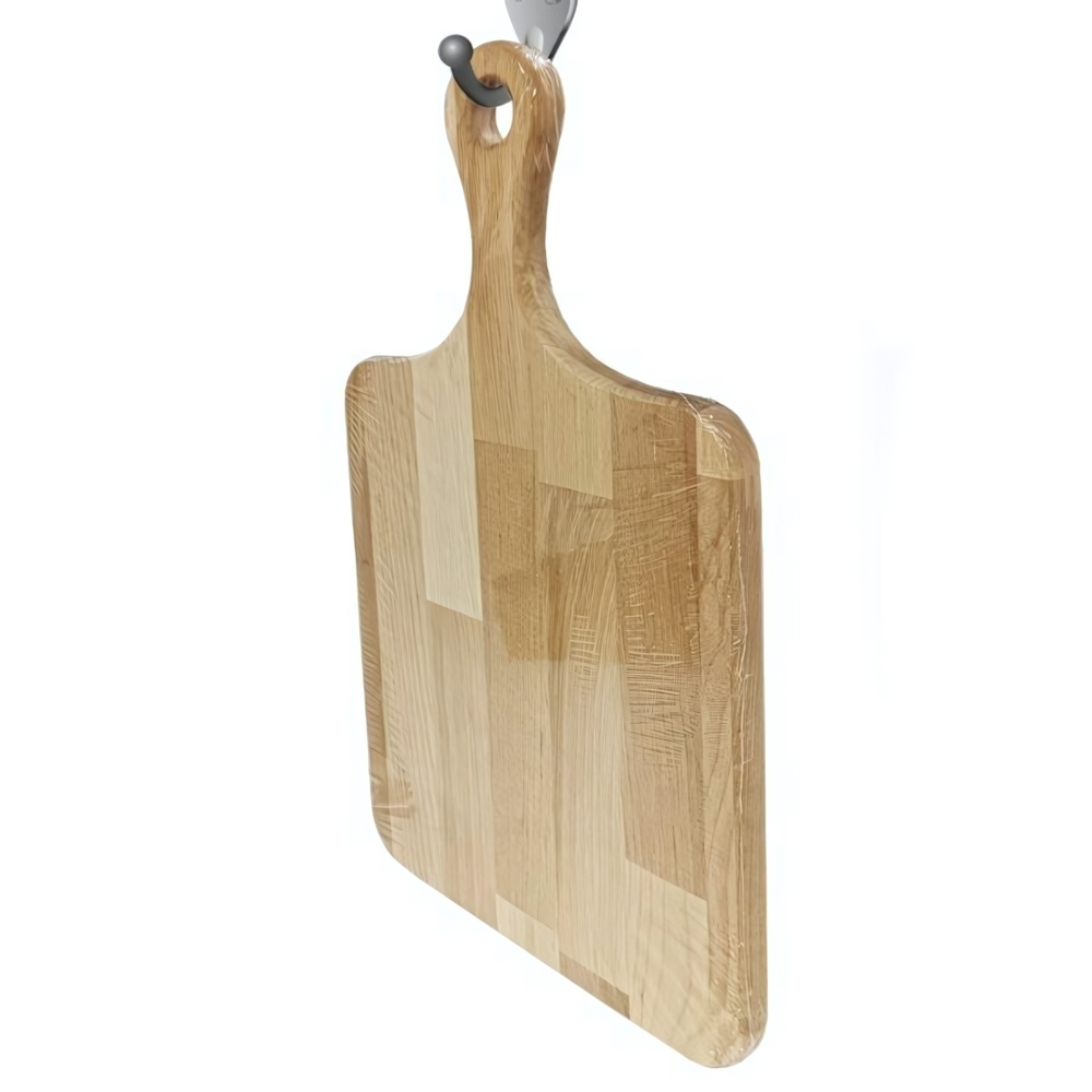 Доска разделочная деревянная с ручкой 35,5х21х1,5 см, береза 2106