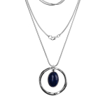 Колье Fiore Luna NATURAL LAPIS LN5133 BL/S