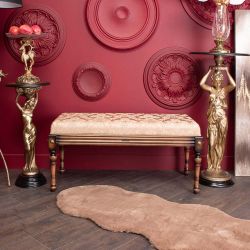 Банкетка Классика 2 Орех(Д) Каледония Мокка