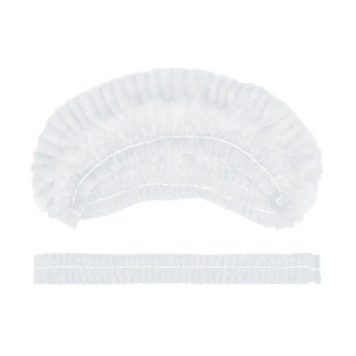 Шапочка Шарлотта (упак 100шт) (БЕЛАЯ двойная резинка /1000шт)