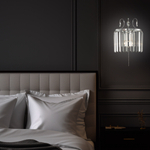 Citilux Инга CL335321 Бра хрустальное с выключателем Хром