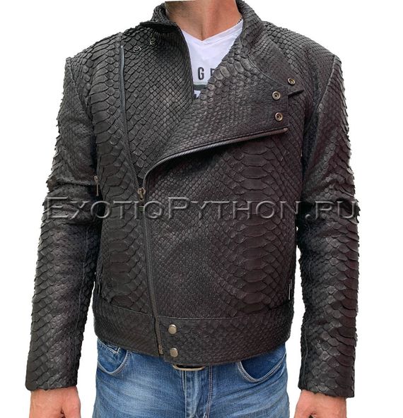 Куртка из кожи питона JT-37