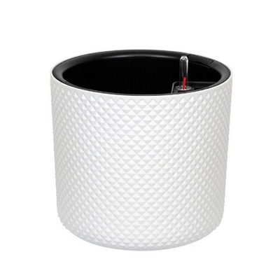 Кашпо ФАСЕТ 13,5л D280мм H=255мм вставка и автополив, с индикатором уровня воды