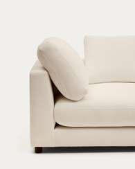 Кушетка Gala с правым подлокотником бежевая, 193х105 см