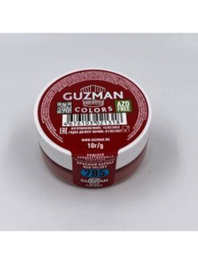 785 Красный Бархат  водорастворимый краситель 10 гр. Guzman
